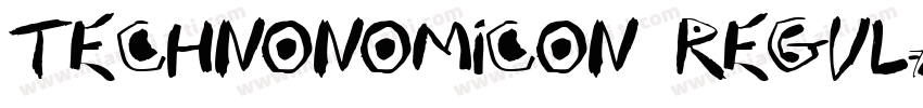 Technonomicon Regula字体转换